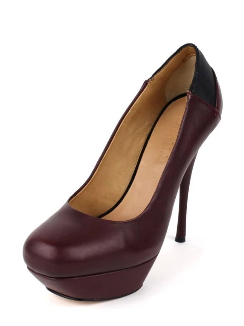 L.A.M.B. Gwen Stefani Batista Burgundy Platform Pump